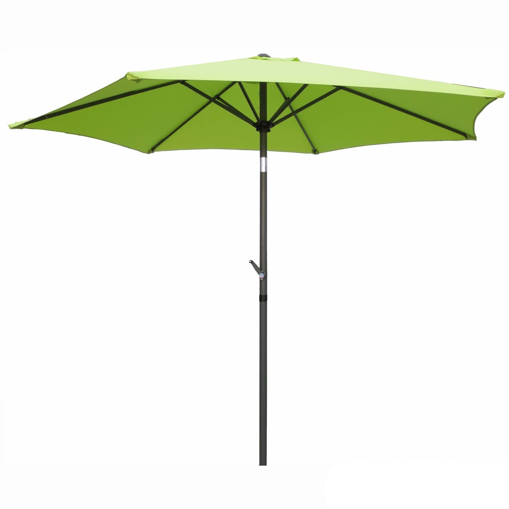 Parasol de patio inclinable et à manivelle de 8 pieds de Saint-Kitts