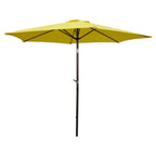 Parasol de patio inclinable et à manivelle de 8 pieds de Saint-Kitts