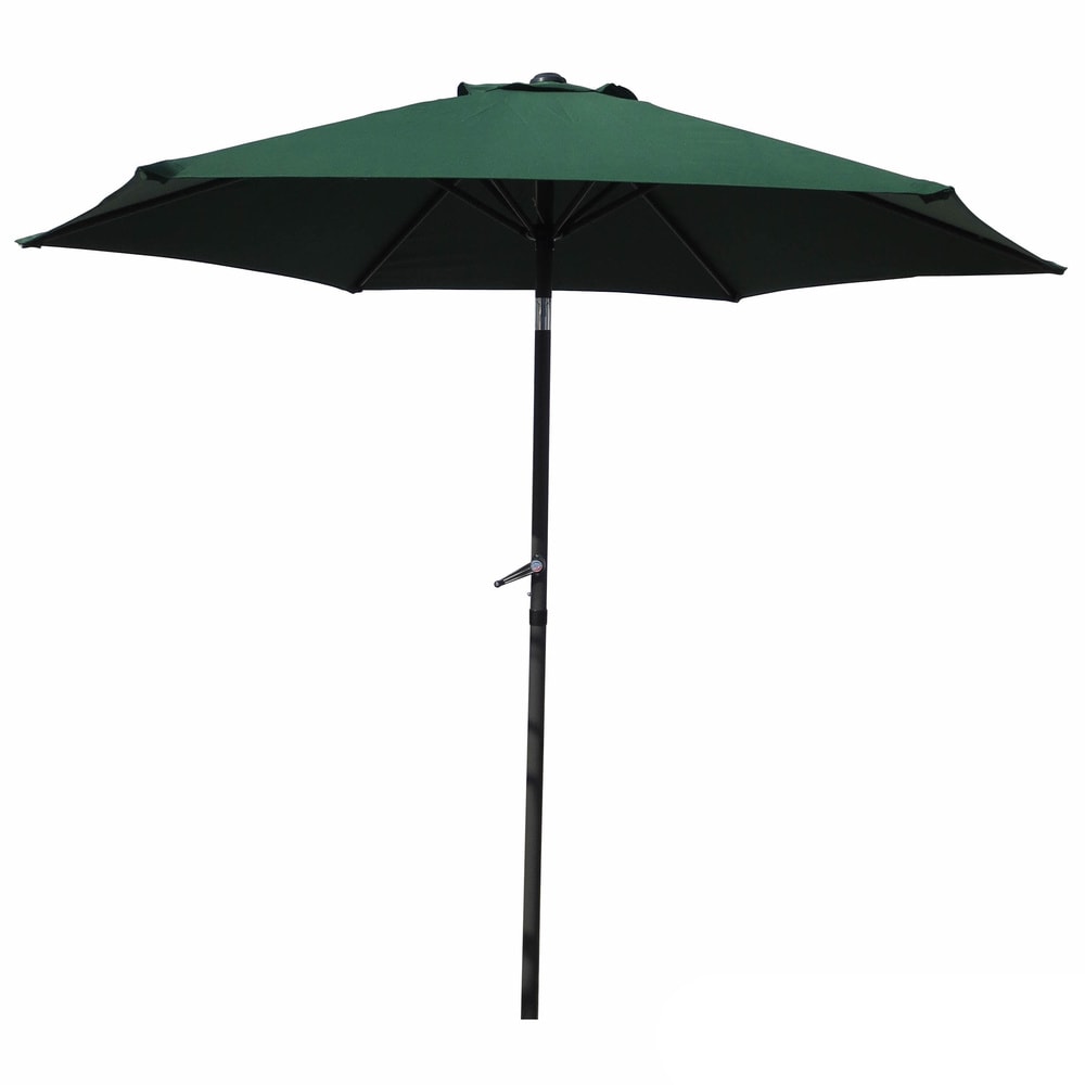 Parasol de patio inclinable et à manivelle de 8 pieds de Saint-Kitts