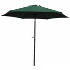 Parasol de patio inclinable et à manivelle de 8 pieds de Saint-Kitts
