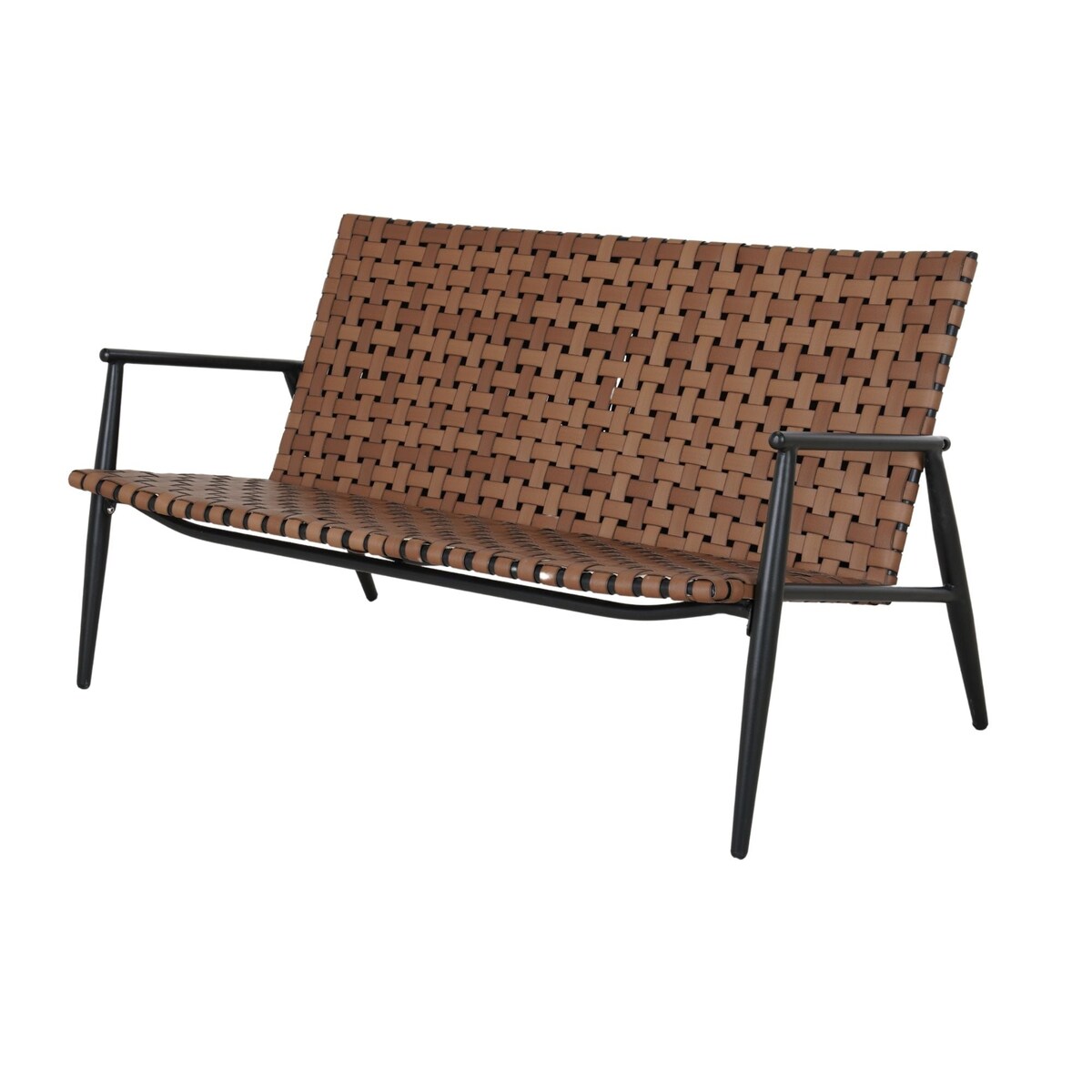 Ensemble de chaises et table Adirondack en rotin et osier pour patio