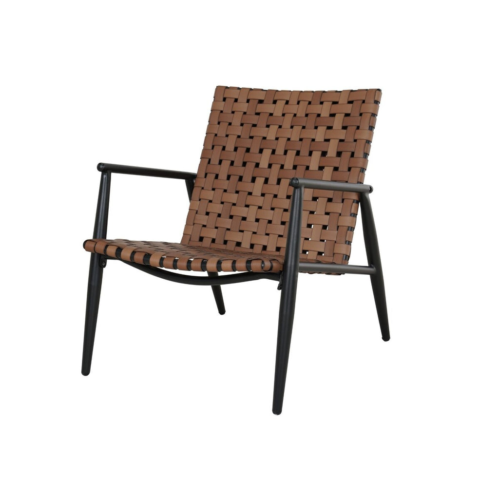 Ensemble de chaises et table Adirondack en rotin et osier pour patio