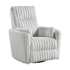 Fauteuil inclinable manuel pivotant en velours côtelé Pendu