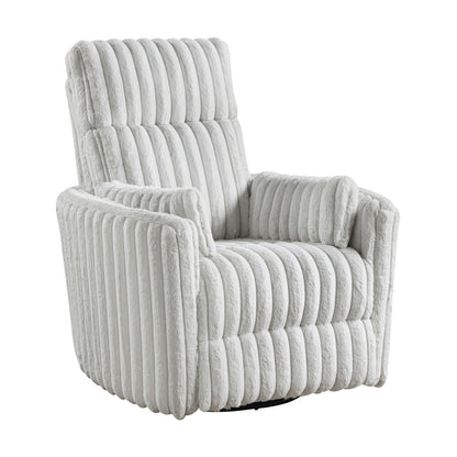 Fauteuil inclinable manuel pivotant en velours côtelé Pendu