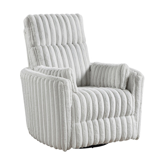 Fauteuil inclinable manuel pivotant en velours côtelé Pendu