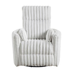 Fauteuil inclinable manuel pivotant en velours côtelé Pendu