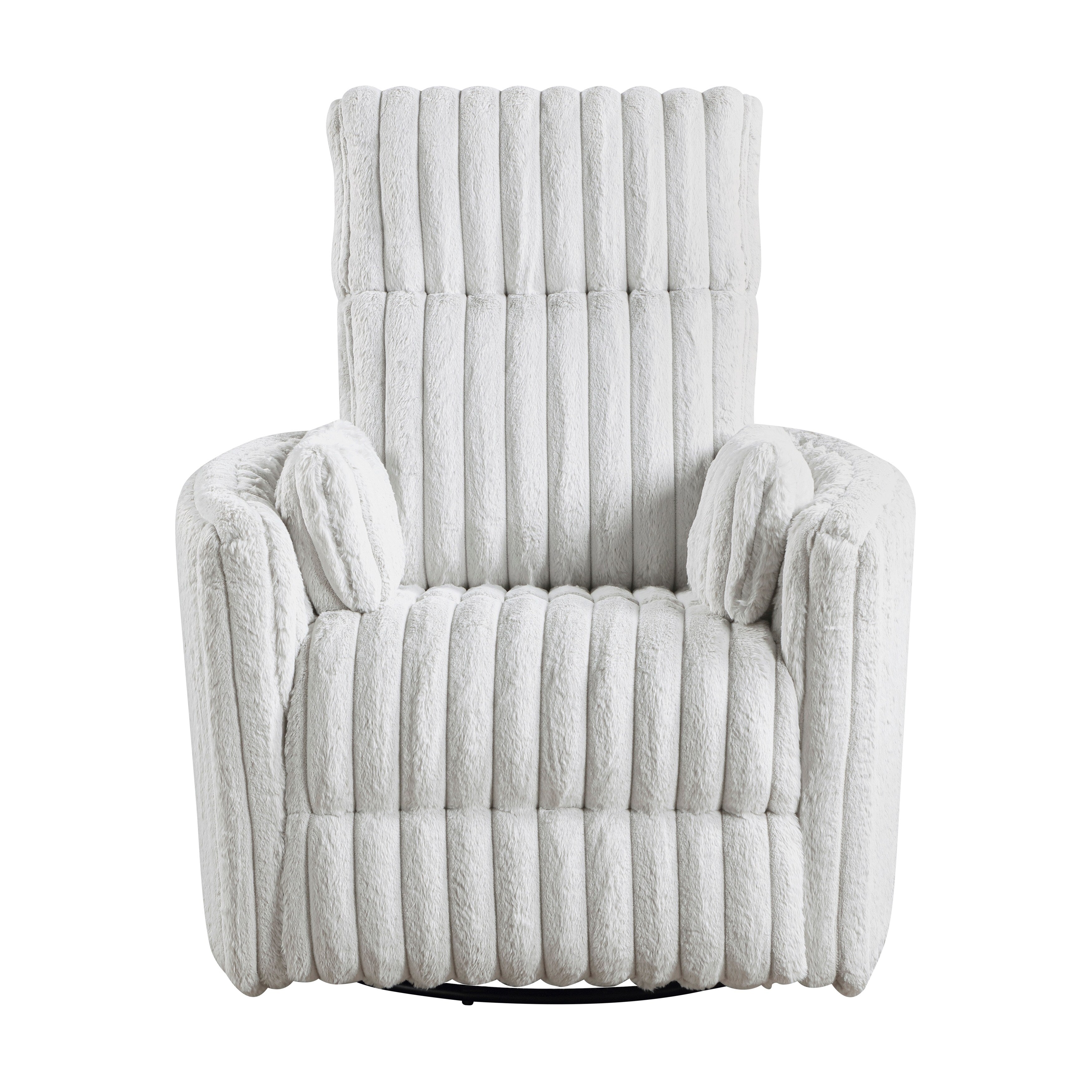 Fauteuil inclinable manuel pivotant en velours côtelé Pendu