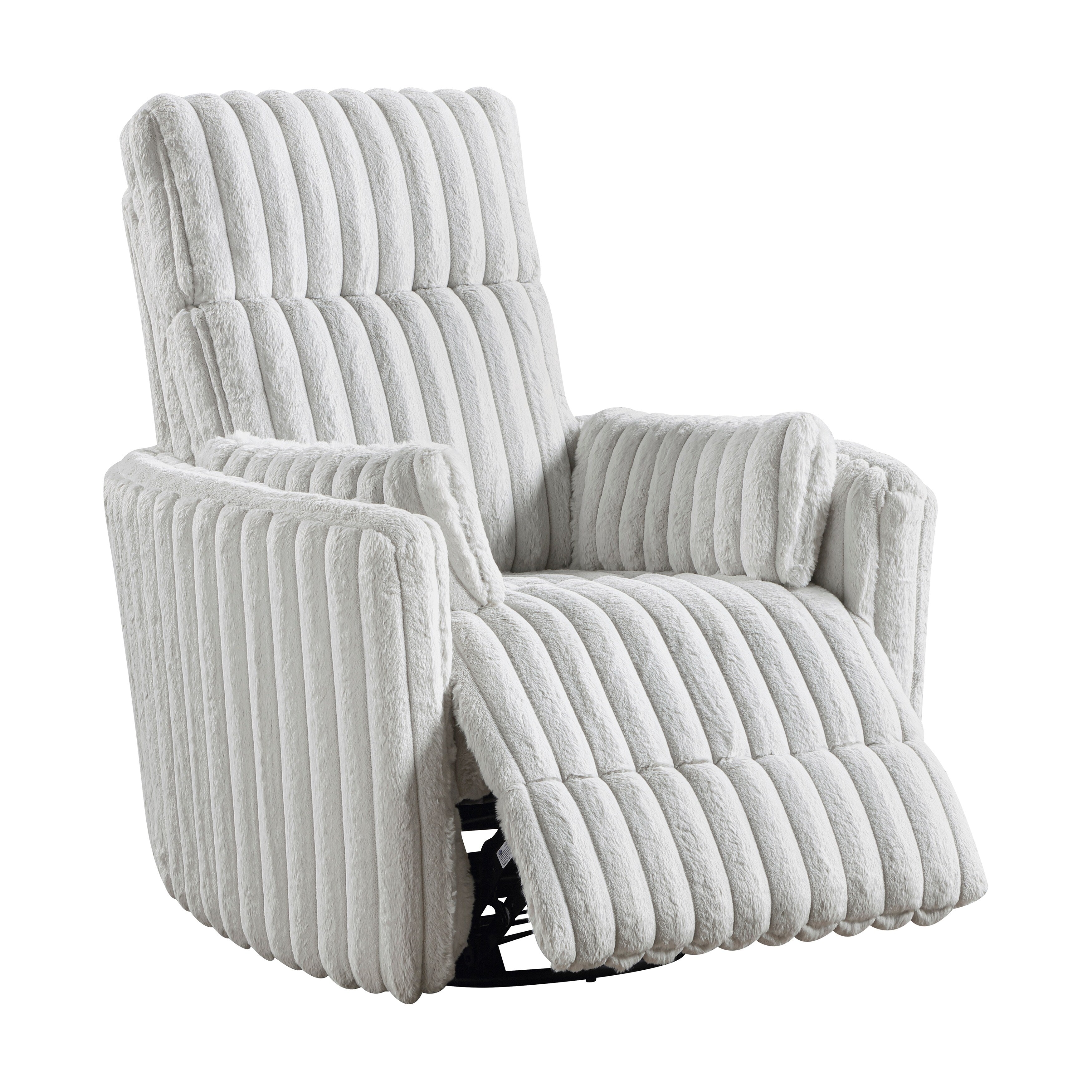 Fauteuil inclinable manuel pivotant en velours côtelé Pendu