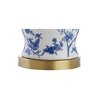 Lampe de table LED Penelope 22 Chinoiserie, bleu/blanc par JONATHAN Y