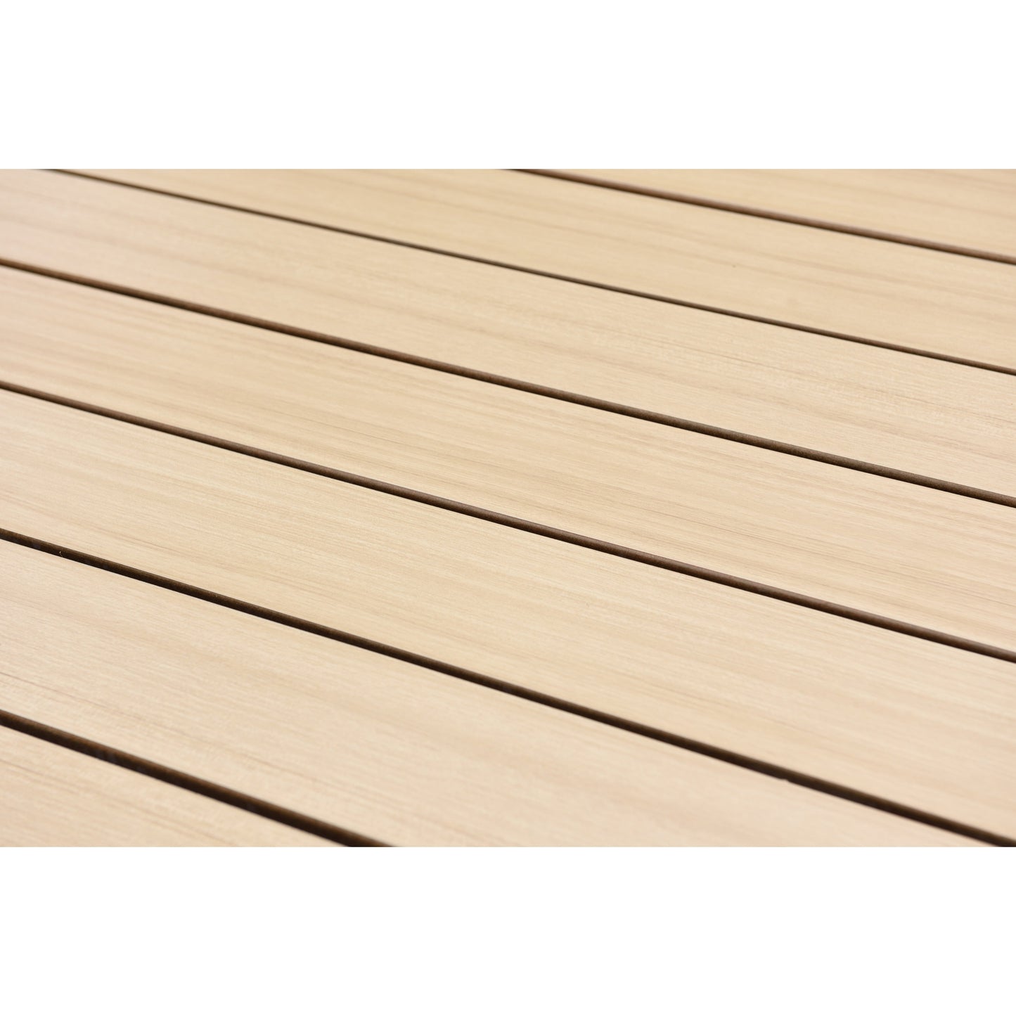 Ensemble de salle à manger d'extérieur Amazonia Isra en bois certifié FSC, 9 pièces