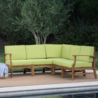 Ensemble de salon de jardin Perla 5 pièces par Christopher Knight Home