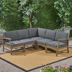 Ensemble de salon de jardin Perla 5 pièces par Christopher Knight Home