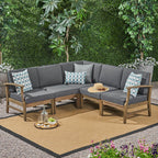 Ensemble de salon de jardin Perla 5 pièces par Christopher Knight Home