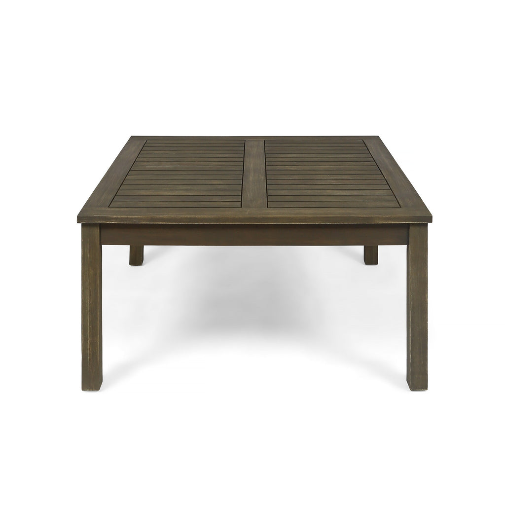 Ensemble de canapés sectionnels Perla 9 places en bois d'acacia par Christopher Knight Home