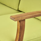 Ensemble de canapés sectionnels Perla 9 places en bois d'acacia par Christopher Knight Home