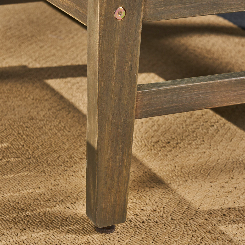 Ensemble de canapés sectionnels Perla 9 places en bois d'acacia par Christopher Knight Home