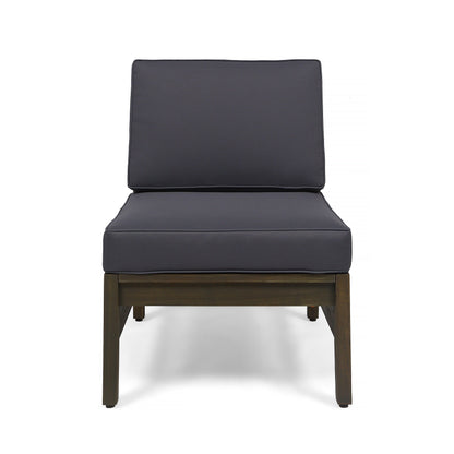 Ensemble de canapés d'extérieur Perla en bois d'acacia 9 pièces par Christopher Knight Home