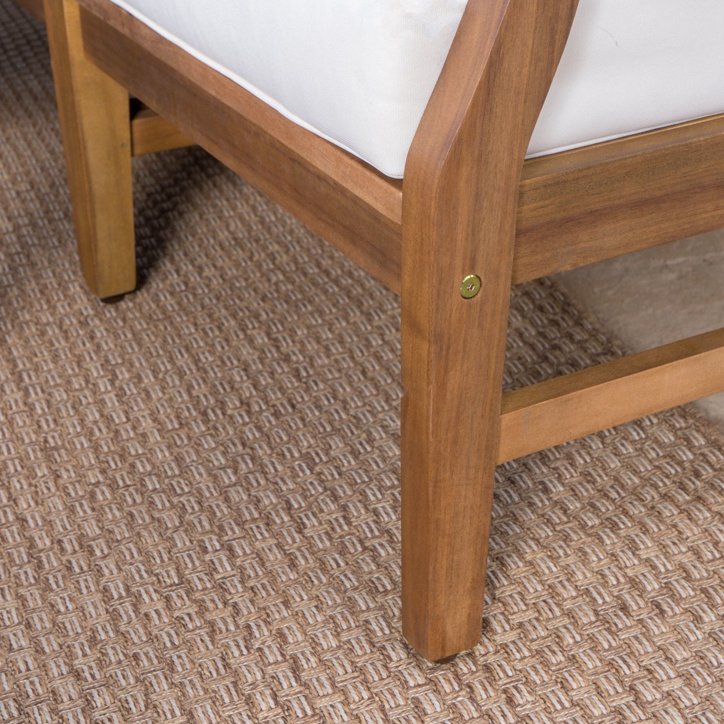 Ensemble de canapés d'extérieur Perla en bois d'acacia 9 pièces par Christopher Knight Home