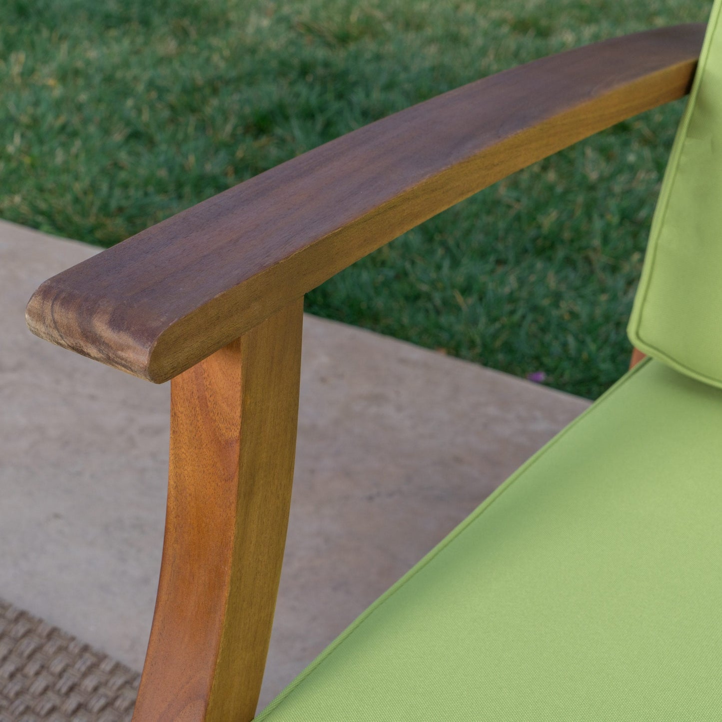 Ensemble de canapés d'extérieur Perla en bois d'acacia 9 pièces par Christopher Knight Home