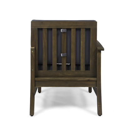 Ensemble de canapés d'extérieur Perla en bois d'acacia 9 pièces par Christopher Knight Home
