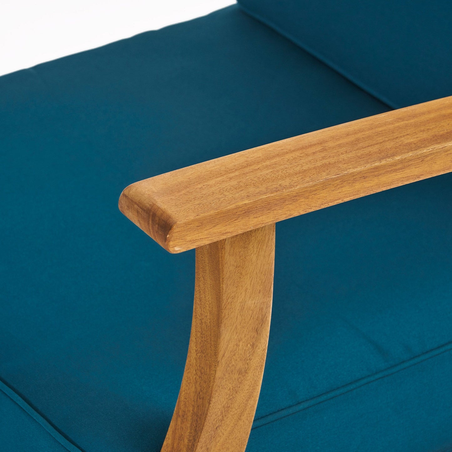 Fauteuil club d'extérieur Perla en bois d'acacia (lot de 2) par Christopher Knight Home