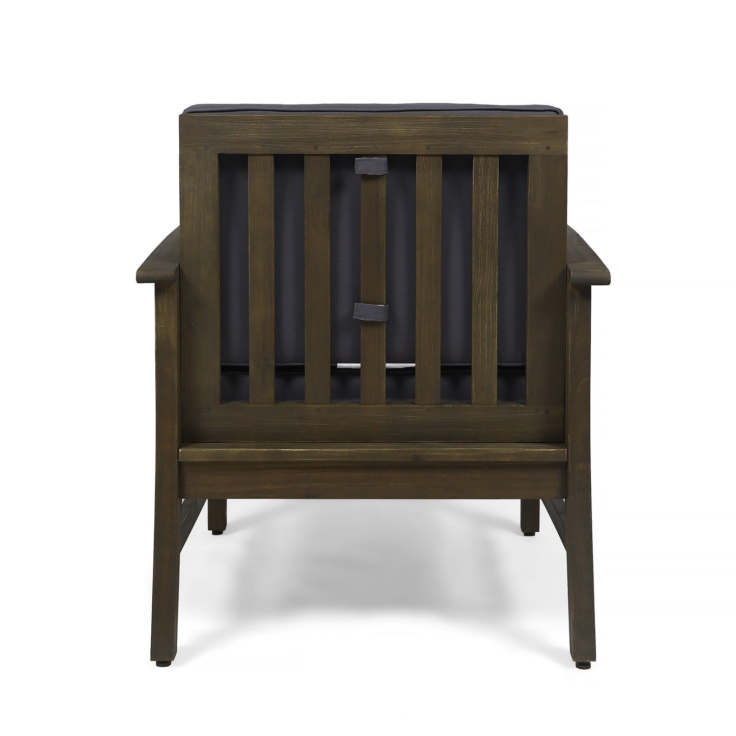 Fauteuil club d'extérieur Perla en bois d'acacia (lot de 2) par Christopher Knight Home