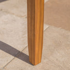 Ensemble causeuse et table d'extérieur Peyton en bois d'acacia avec coussins par Christopher Knight Home