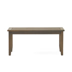 Ensemble causeuse et table d'extérieur Peyton en bois d'acacia avec coussins par Christopher Knight Home