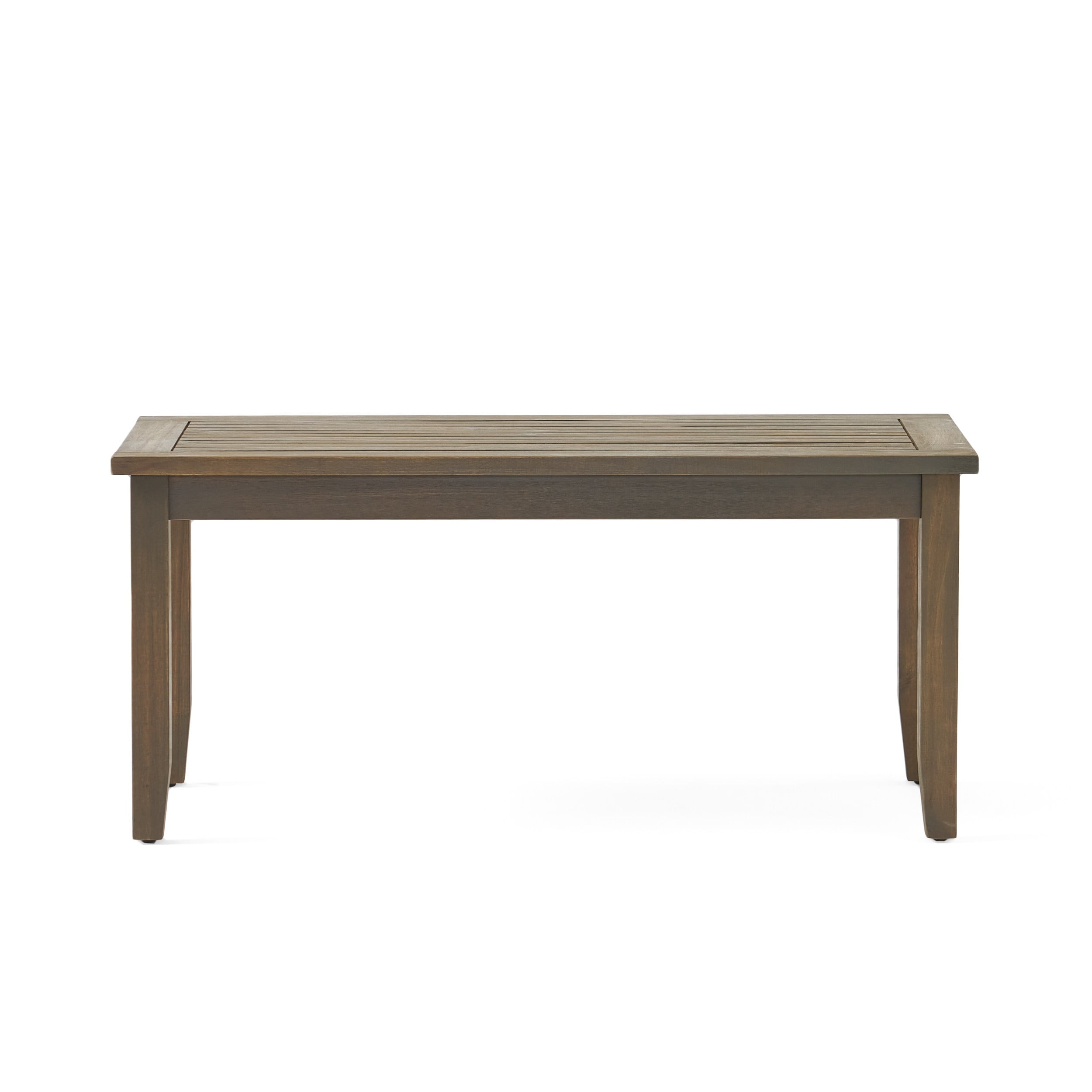 Ensemble causeuse et table d'extérieur Peyton en bois d'acacia avec coussins par Christopher Knight Home