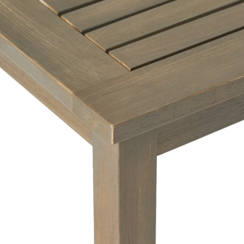 Ensemble causeuse et table d'extérieur Peyton en bois d'acacia avec coussins par Christopher Knight Home