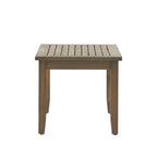 Ensemble causeuse et table d'extérieur Peyton en bois d'acacia avec coussins par Christopher Knight Home