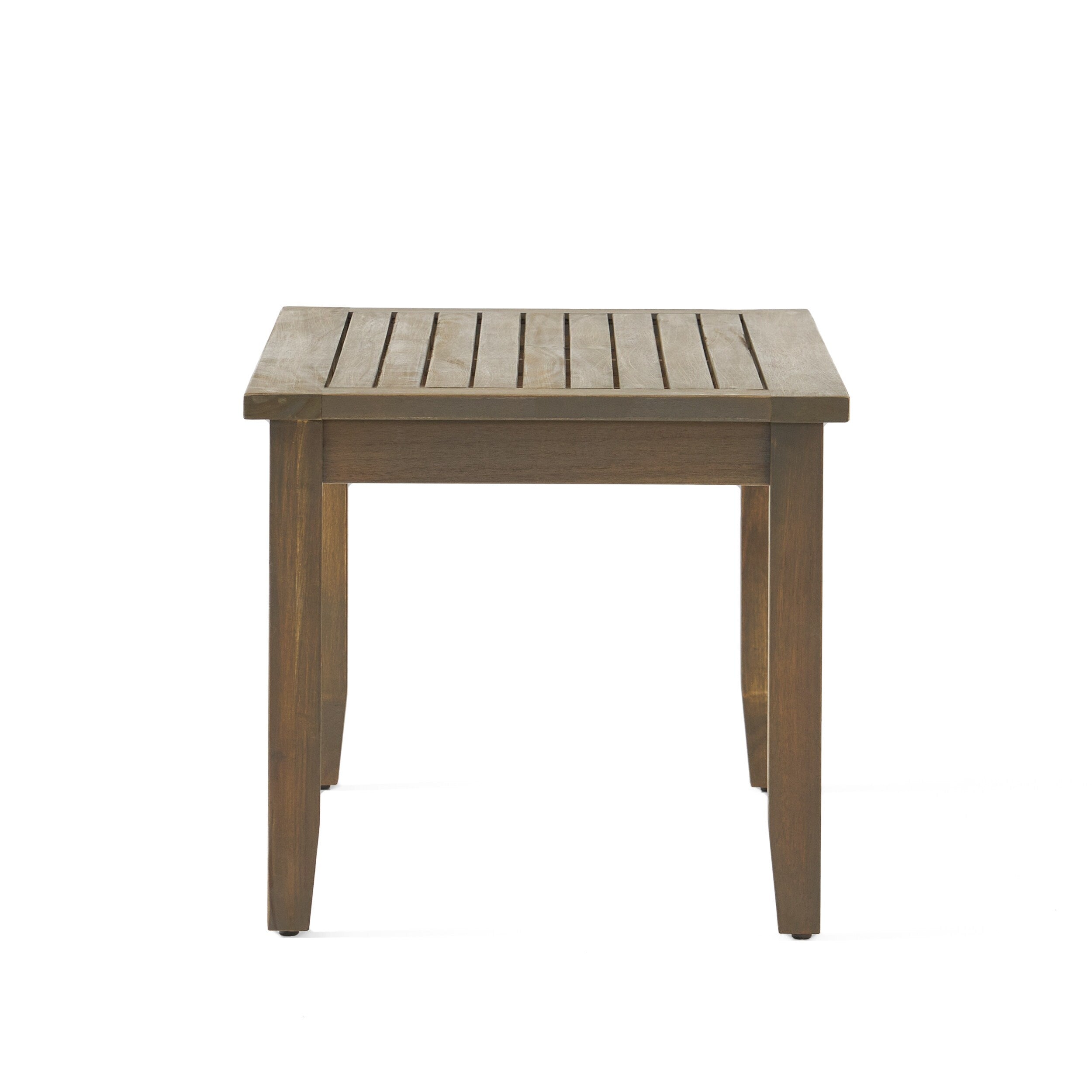 Ensemble causeuse et table d'extérieur Peyton en bois d'acacia avec coussins par Christopher Knight Home