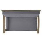 Ensemble causeuse et table d'extérieur Peyton en bois d'acacia avec coussins par Christopher Knight Home