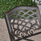 Ensemble de salle à manger d'extérieur Phoenix en aluminium pour 8 personnes par Christopher Knight Home