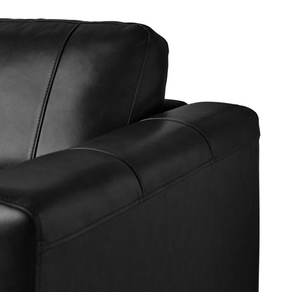 Canapé en cuir noir Hanson de Picket House Furnishings
