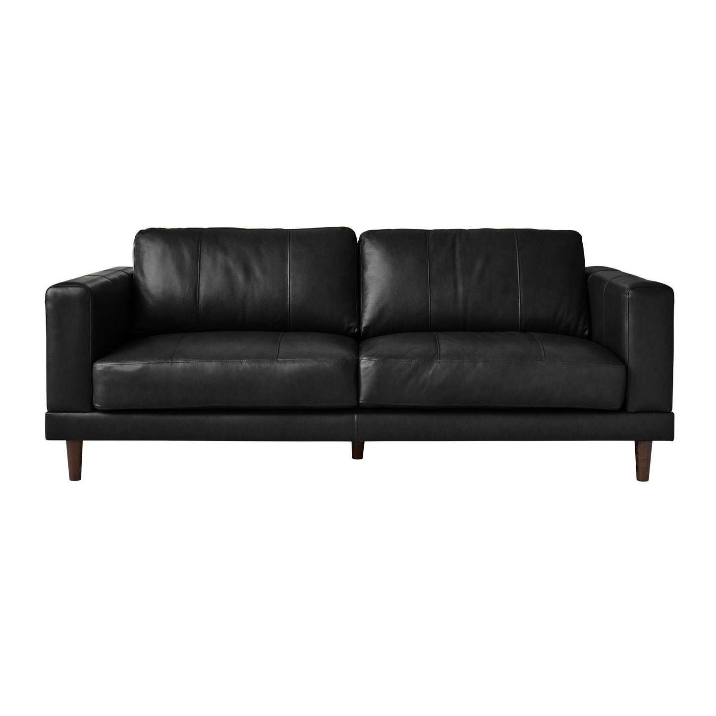 Canapé en cuir noir Hanson de Picket House Furnishings