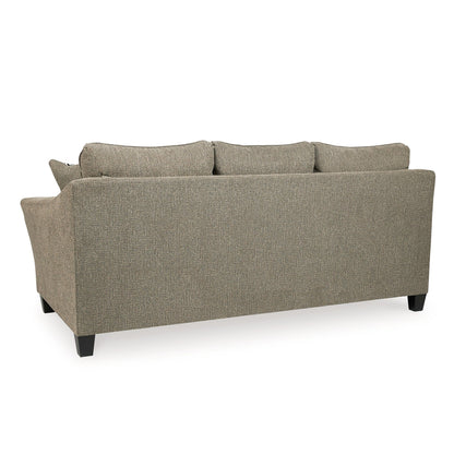 Canapé Pierce, chenille taupe, 4 coussins décoratifs, 92 pouces