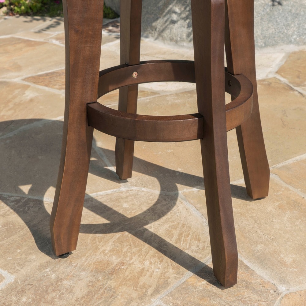 Ensemble de bar d'extérieur 5 pièces en bois d'acacia Pike par Christopher Knight Home