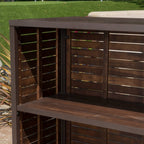 Ensemble de bar d'extérieur 5 pièces en bois d'acacia Pike par Christopher Knight Home