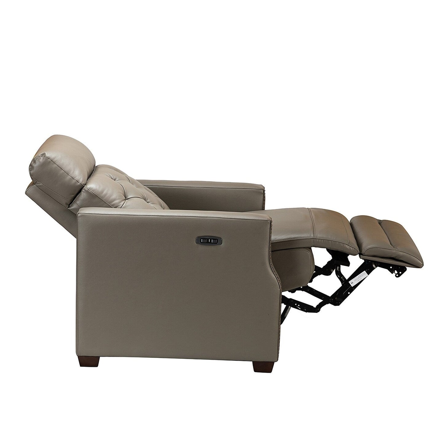 Fauteuil inclinable électrique Alina 31,50 pouces de large en cuir véritable avec port USB, lot de 2