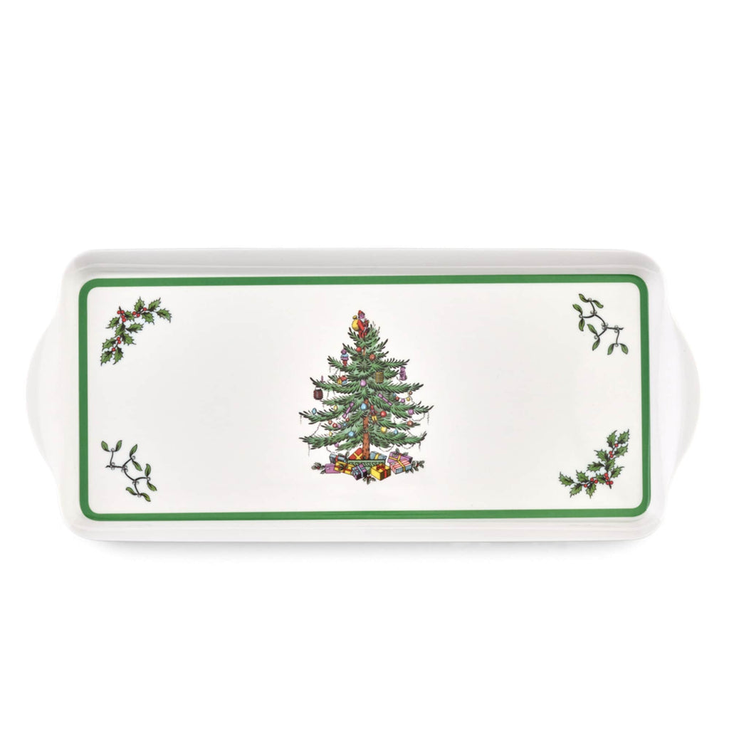 Plateau à sandwich Pimpernel en forme de sapin de Noël - 15,1 L x 6,5 l