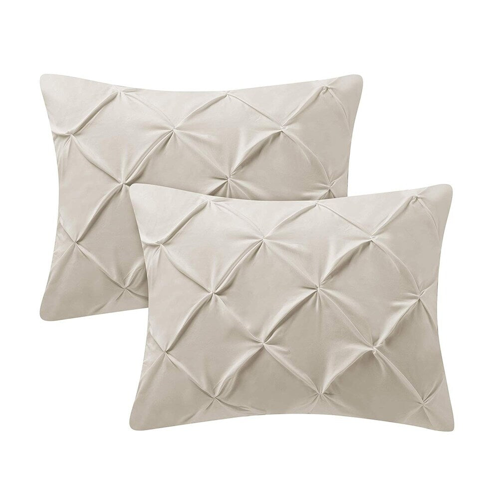 Housse de coussin standard Pin Tuck (paquet de 2)