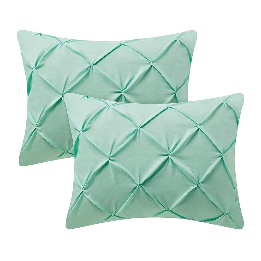 Housse de coussin standard Pin Tuck (paquet de 2)