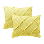 Housse de coussin standard Pin Tuck (paquet de 2)