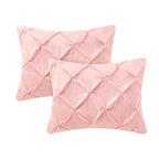 Housse de coussin standard Pin Tuck (paquet de 2)