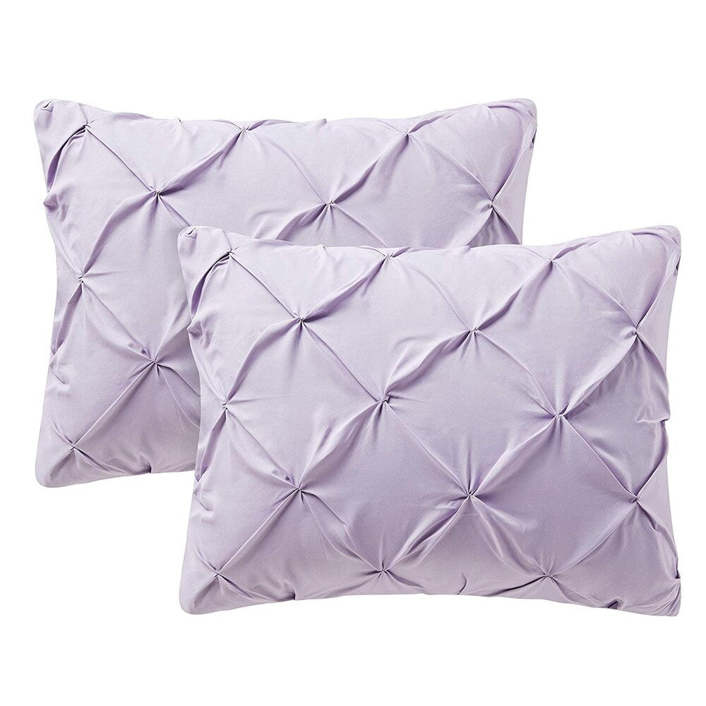 Housse de coussin standard Pin Tuck (paquet de 2)
