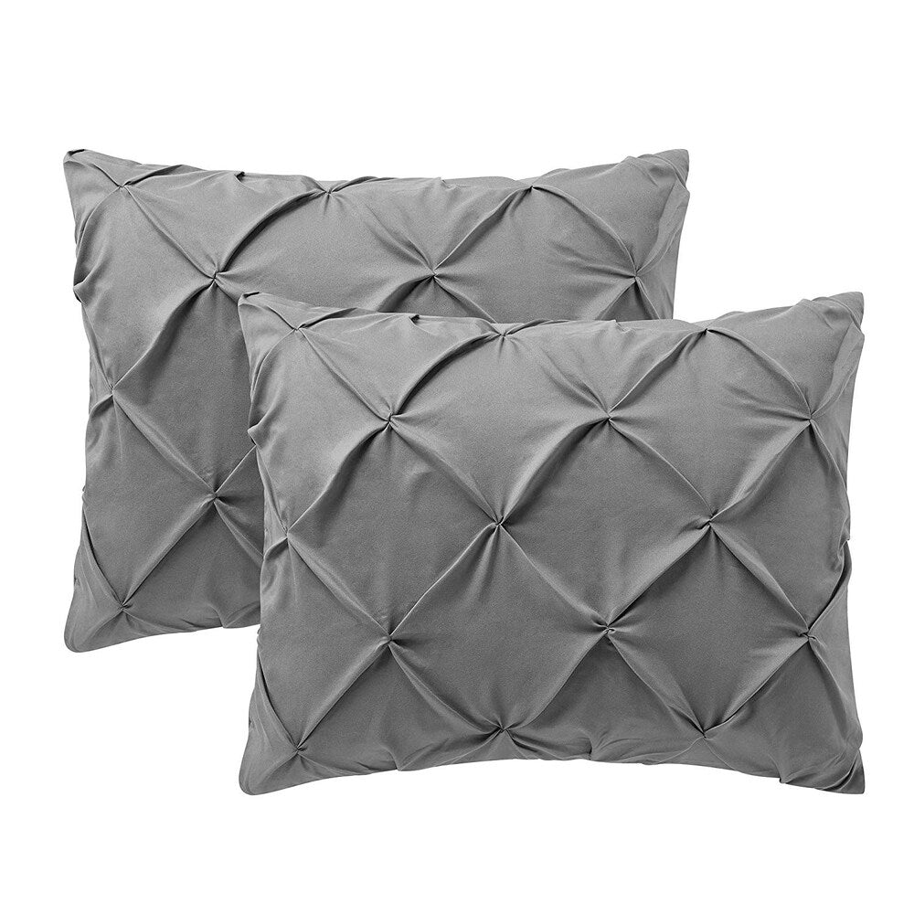 Housse de coussin standard Pin Tuck (paquet de 2)