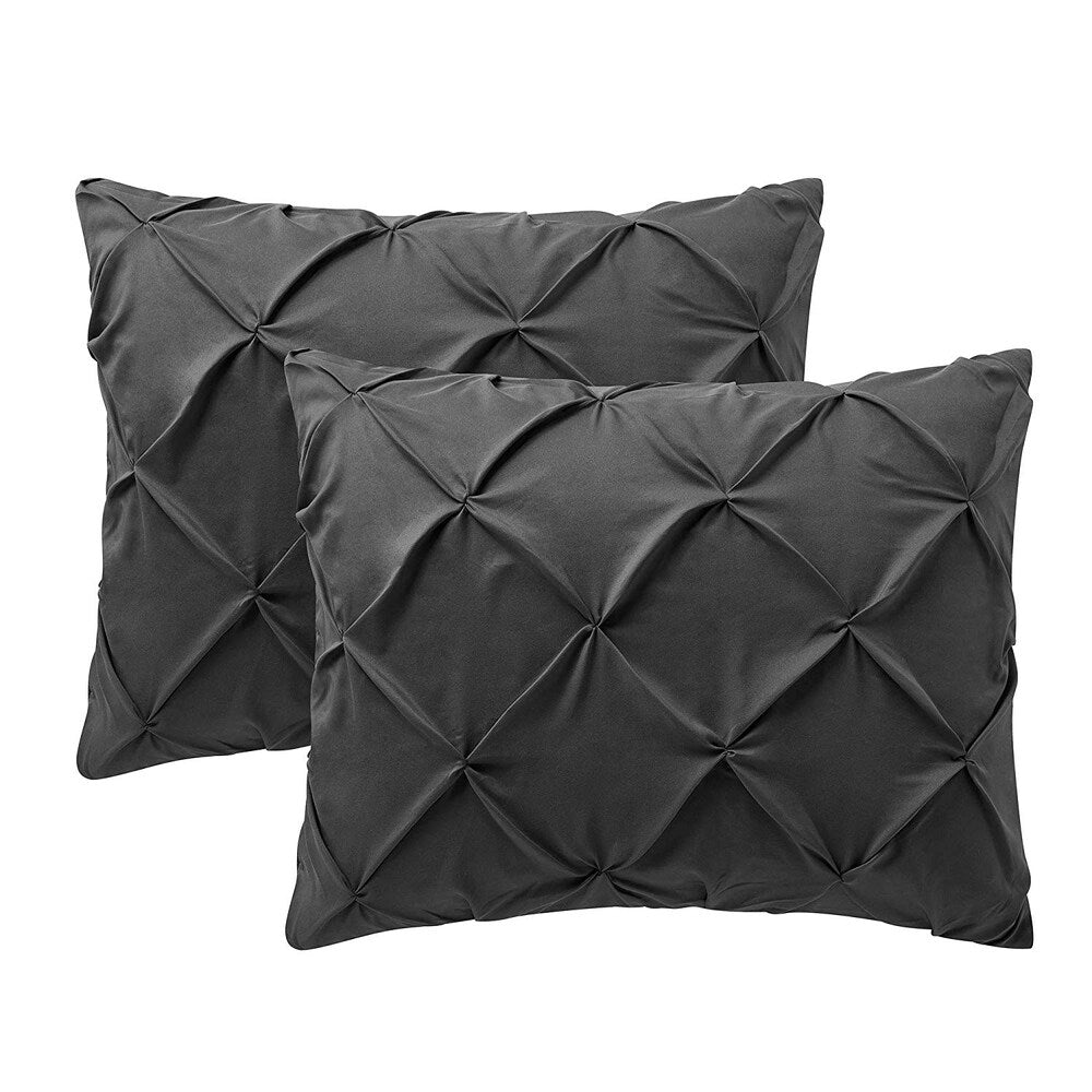 Housse de coussin standard Pin Tuck (paquet de 2)