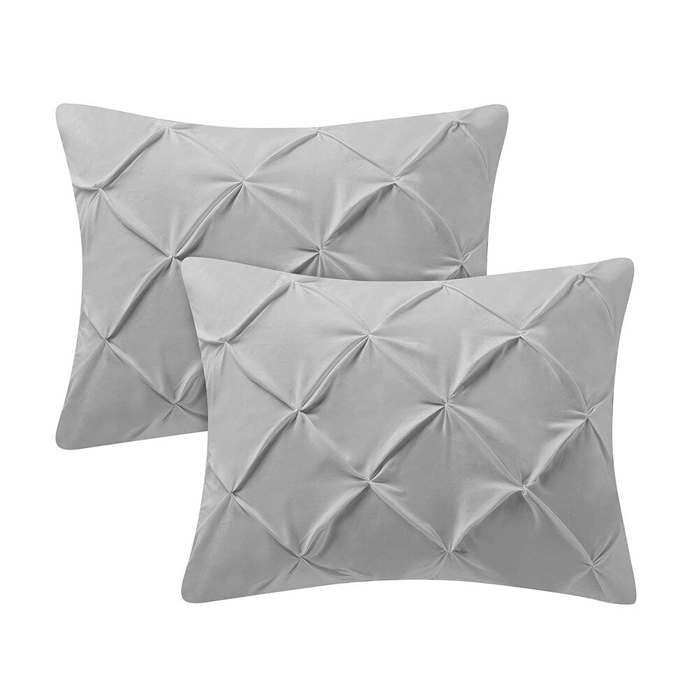 Housse de coussin standard Pin Tuck (paquet de 2)