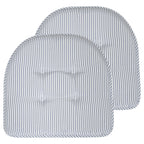 Coussin de chaise en mousse à mémoire de forme à rayures fines en forme de U